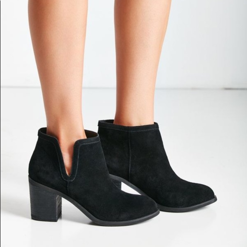 Suede Ankle Booties - Like New!